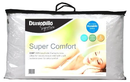 dunlopillo latex foam pillow uk