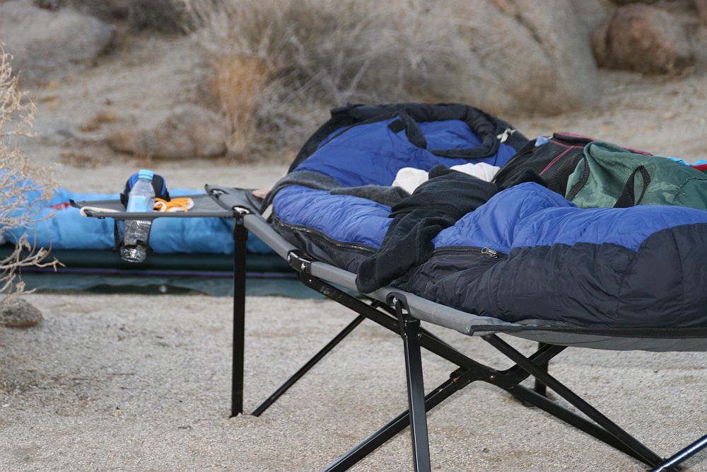 Ultra lightweight shop camp bed