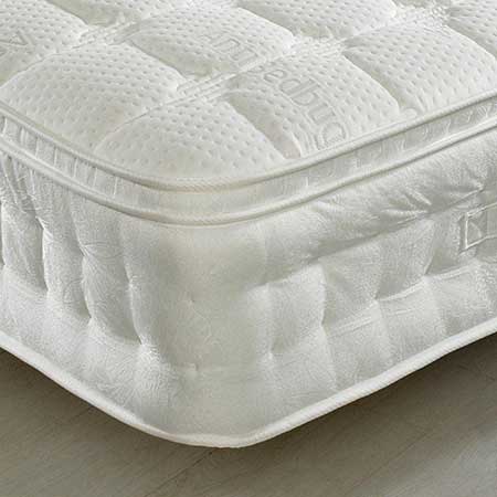 Anti Bed Bug 1500 Pocket Sprung Memory Latex and Reflex Foam Pillow Top Mattress