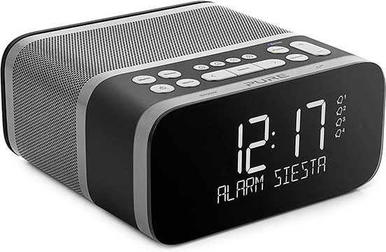 Pure-Siesta-S6 Digital Radio Alarm Clock With Bluetooth