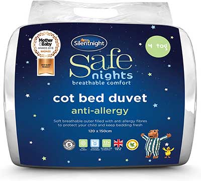 Silentnight Safe Nights Anti Allergy Cot Bed Nursery Duvet Review