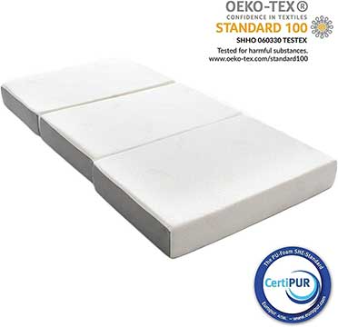 Milliard 15cm Thick Tri Folding Mattress